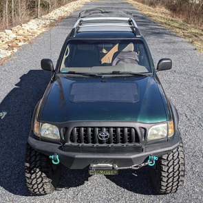 1st gen toyota tacoma hood solar panel by cascadia 4x4