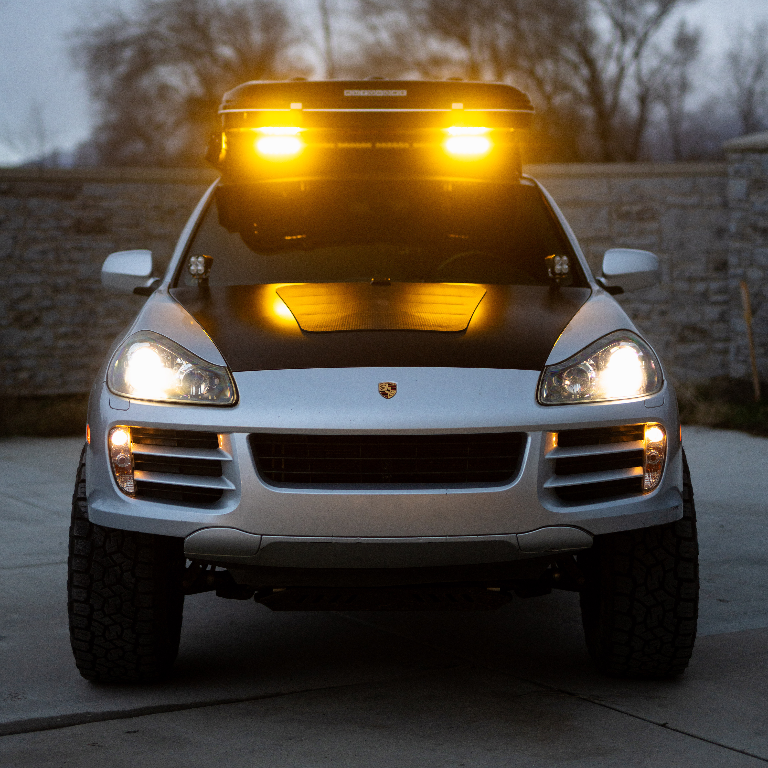 Porsche Cayenne VSS System™, 65 Watt Hood Solar Panel